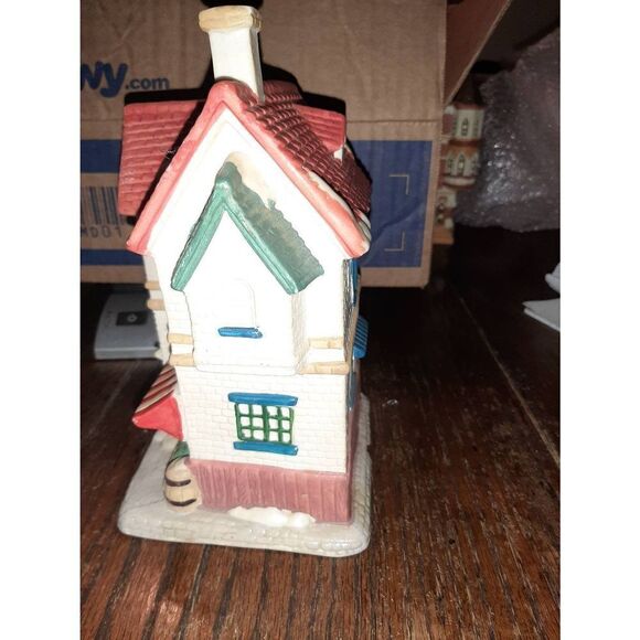 Vintage 1992 Holiday Expressions Christmas Village Grocery Store Building - Picture 3 of 7